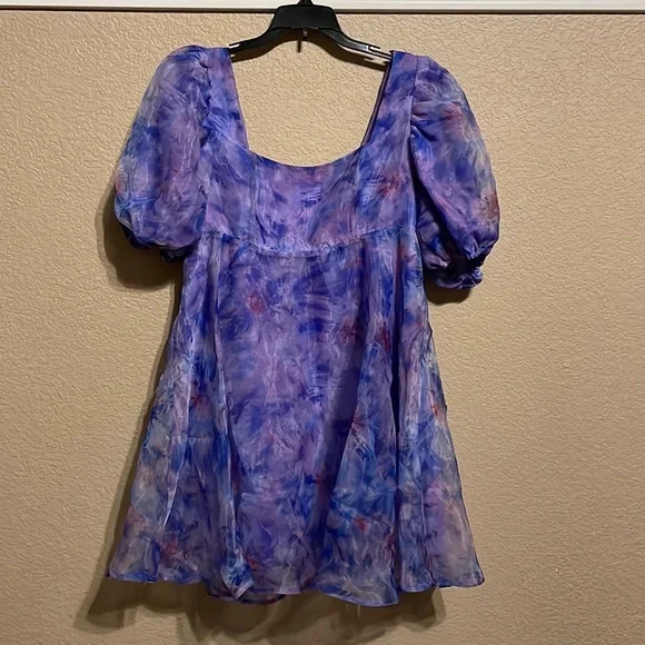 Selkie like puff sleeve dress - Picture 8 of 9